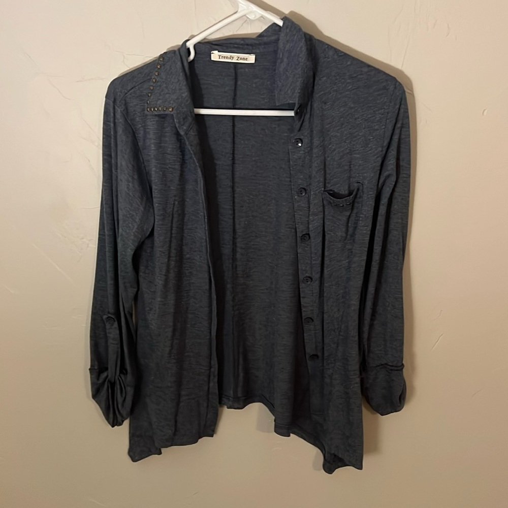 Trendy Zone Button Down